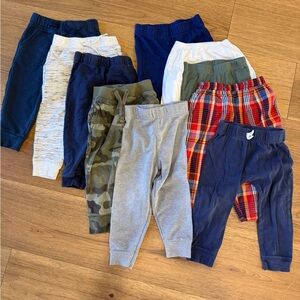Baby boy toddler kids pull-on jogger sweatpants 24m 2T